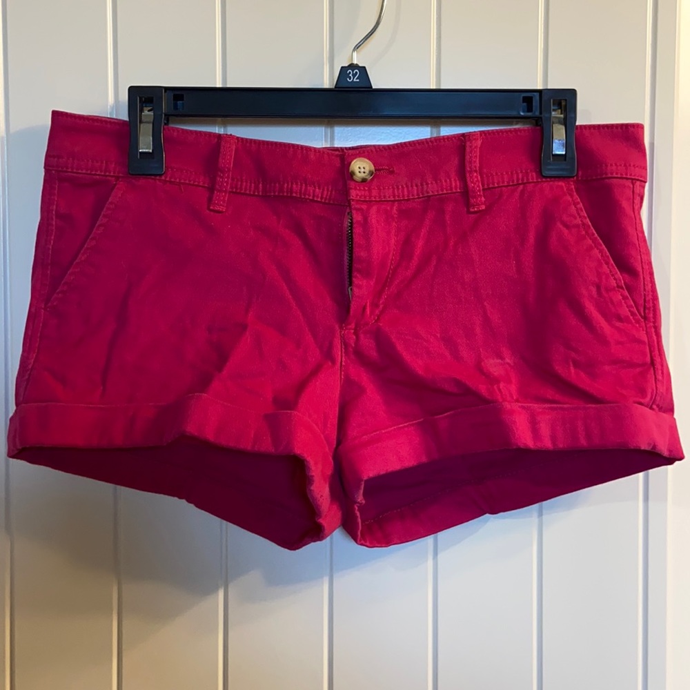 Abercrombie and Fitch pink shorts